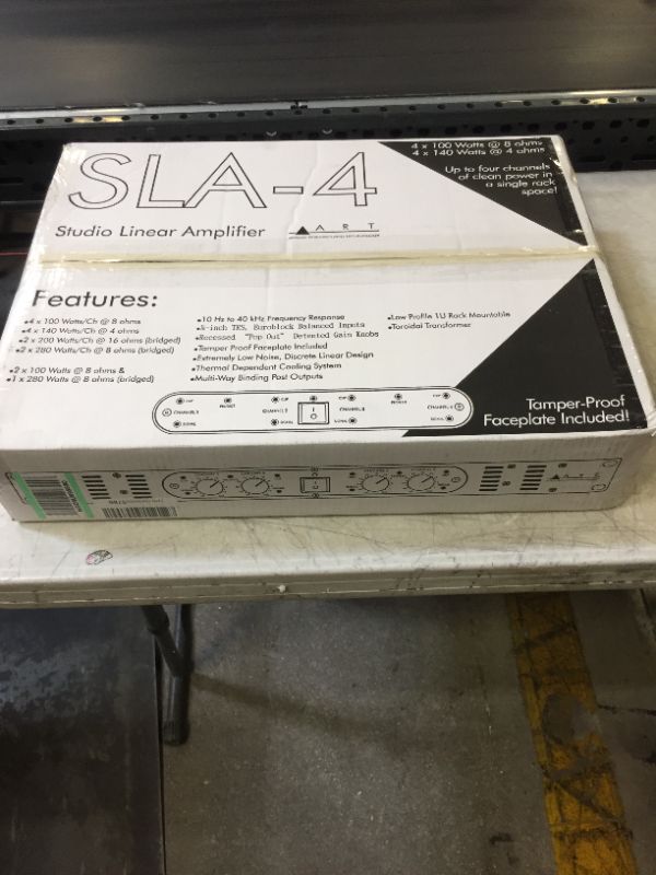 Photo 8 of ART SLA4 Studio Linear Amplifier---ITEM IS DIRTY---
