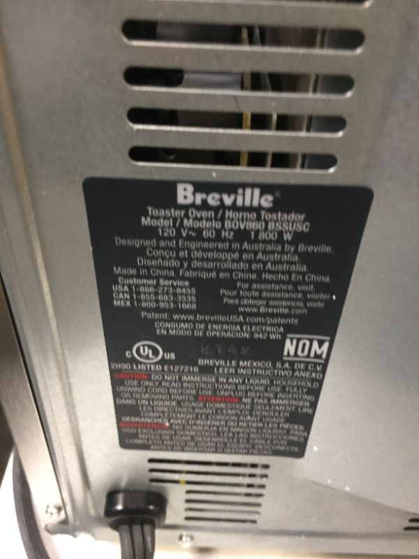 Photo 6 of Breville BOV860BSS Smart Oven Air Fryer, Countertop Convection Oven, Brushed Stainless Steel