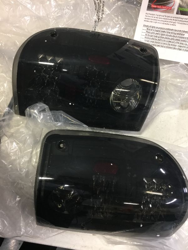 Photo 3 of ?93-97 Ford Ranger LED Tail Lights Black Housing / Smoke Lens PAIR
