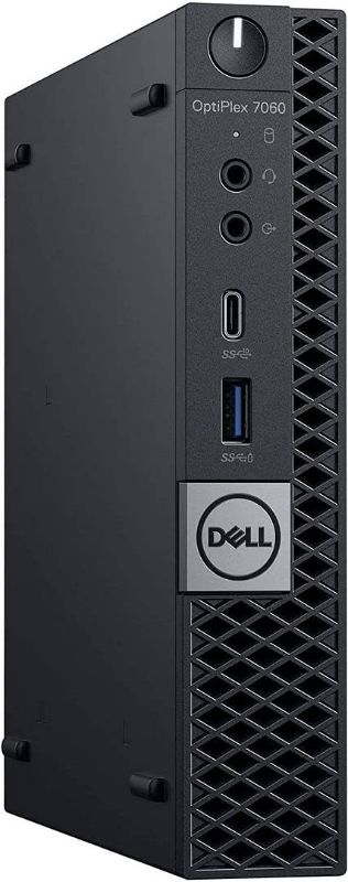 Photo 1 of (Renewed)  Refurbished Dell Optiplex 7060 Micro MFF Desktop PC Intel i7-8700T 6-Cores 2.40GHz 16GB DDR4 New 256GB M.2 NVMe SSD WiFi BT HDMI New Dell KB & Mouse Windows 10 Pro
