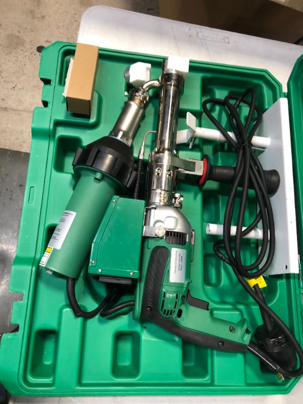 Photo 3 of 1600W Hand Extrusion Welder Gun Plastic Handheld Extruder Welding Gun PP HDPE LDPE Pipe Welding Machine (110V Extruder)

