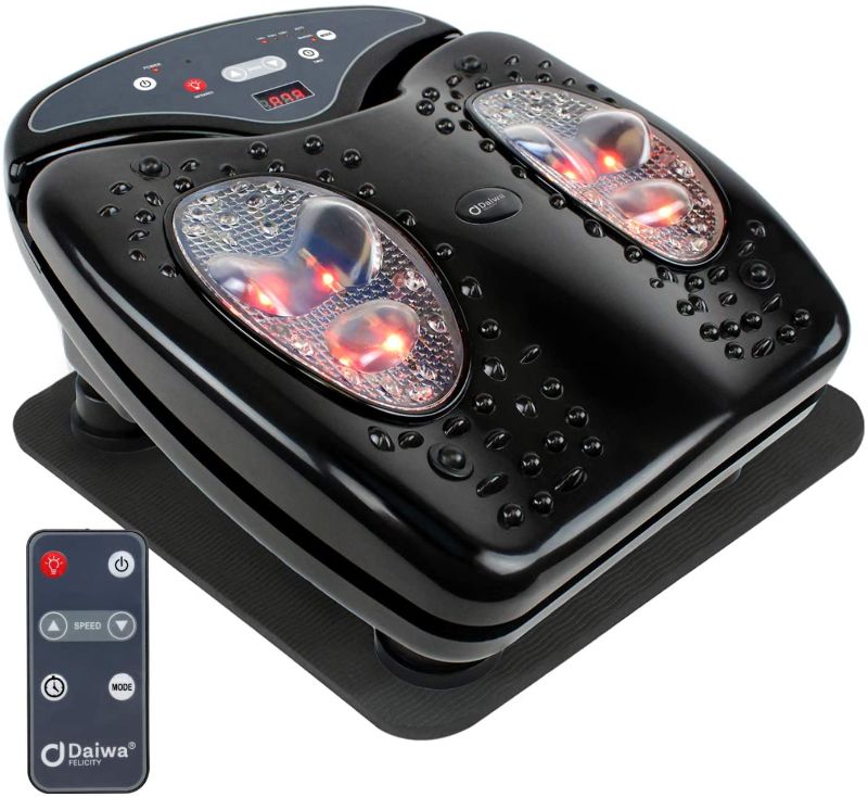 Photo 1 of Daiwa Felicity Vibration Foot Massager for Blood Circulation, Foot Vibration Stimulator, Uses Infrared Heat Therapy
