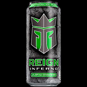 Photo 1 of (12 Cans) Reign Total Body Fuel Inferno Energy Drink, Jalapeno Strawberry, 16 Fl Oz FRESHEST BY 12/2022
