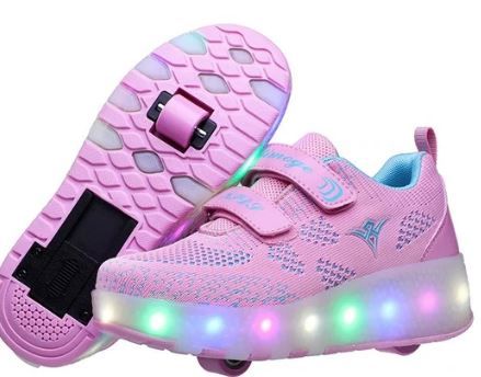 Photo 1 of LED Light Up Wheel Shoes for Kids(unisex)
SIZE 11