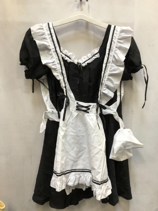 Photo 2 of WOMEN'S MAID ANIME COSPLAY FRENCH APRON COSTUME SIZE X LARGE