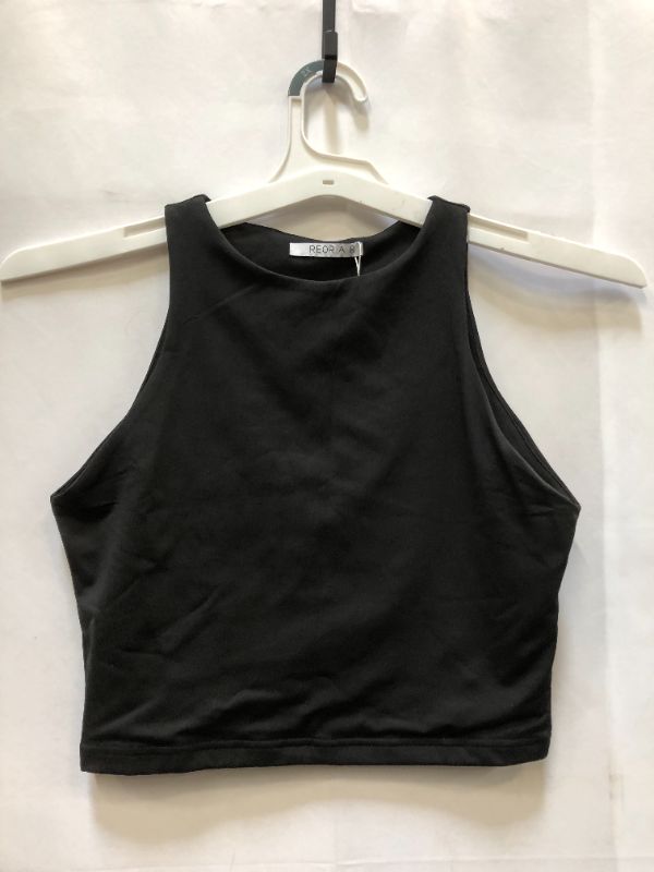 Photo 1 of WOMEN'S MEDIUM CROP BLACK TANK TOP