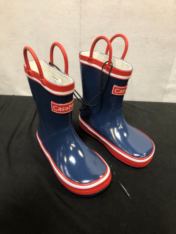 Photo 1 of BOYS SIZE 6 RUBBER RAIN BOOTS