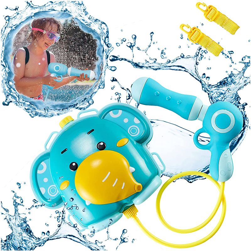 Photo 1 of Water Gun, Squirt Gun Water Gun for Kids Water Blaster, Pool Toys Adjustable Straps Backpack Water Gun 
