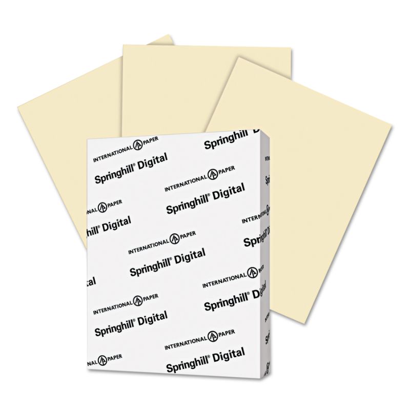 Photo 1 of Springhill Digital Vellum Bristol Color Cover, 67 lb, 8 1/2 x 11, CREAM 250 Sheets/Pack -SGH056000
