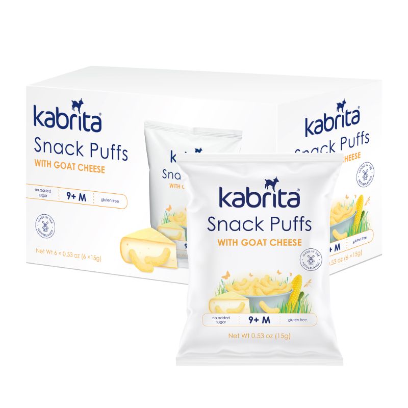 Photo 1 of (6 Pack) Kabrita Natural Stage 3, Goat Cheese Baby Snack, 3.18 Oz Pouch FRESHEST BY 1/29/2022
