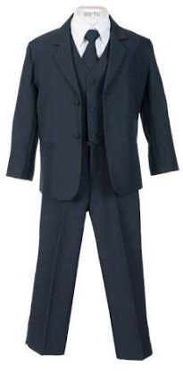 Photo 1 of  Boys Formal 5 Piece Suit with Shirt and Vest, Size 10