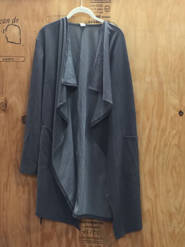 Photo 1 of Grey Lightweight Open Robe Cardigan size L 