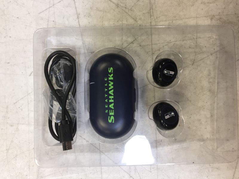 Photo 3 of Bluetooth True Wireless Earbuds Seattle Seahawks 