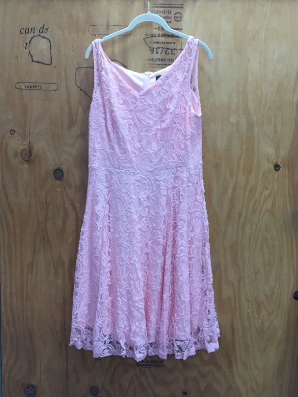 Photo 1 of Pink Lace Dress Short Sleeve 