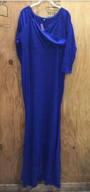 Photo 1 of Long Sleeve Maxi dress Cobalt Blue size L 