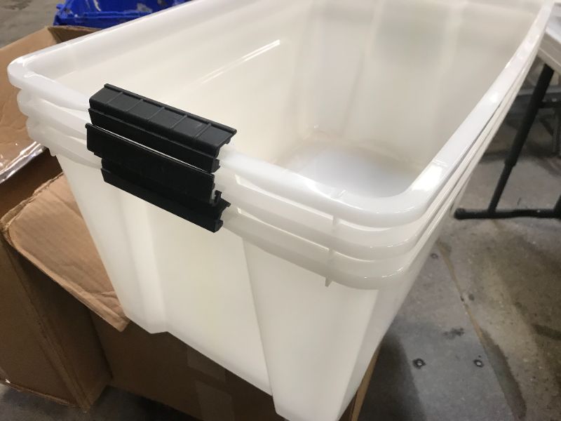 Photo 1 of 3 pcs plastic storage containers 