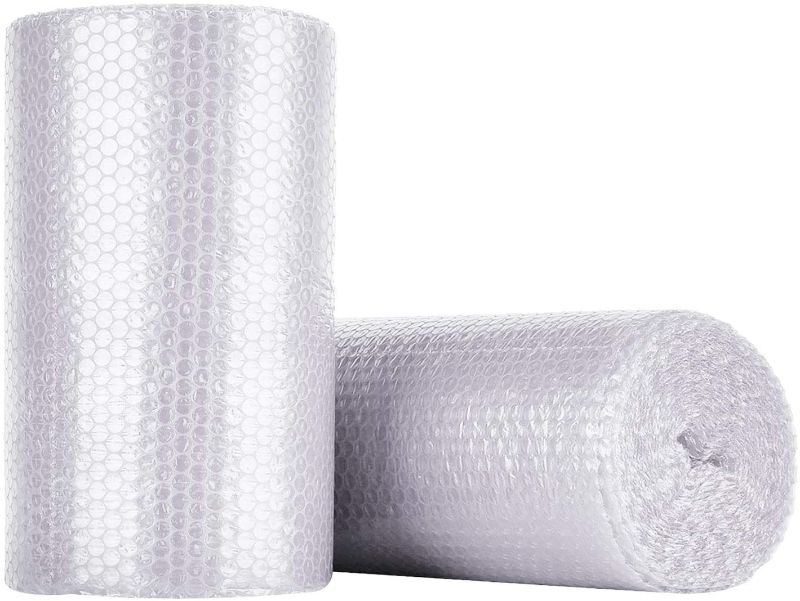 Photo 1 of 2 Rolls of Air Bubble Rolls, Bubble Cushioning Wrap Used for Packaging and Transporting Goods