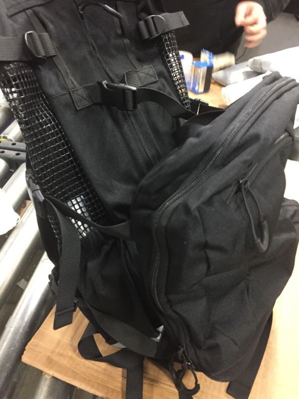 Photo 1 of PROPLUMS Dog Carrier Backpack for Small  Dogs Multifunction Pet Sport Sack Air for Walking Hiking and Traveling with Detachable Storage Bag Free Booster Block 