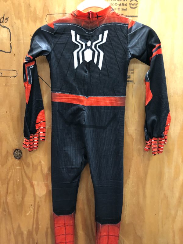 Photo 2 of Toddler Body suit Spiderman Costume tag show size 110