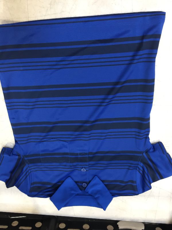 Photo 2 of Boys' Striped Knit Polo Short Sleeve Shirt - Cat & Jack™ Black/Blue