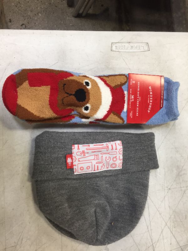 Photo 1 of Kids Soft Socks and Beanie ----socks size M/L (2-5)