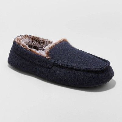 Photo 1 of Men's Kairo Moccasin Slippers - Goodfellow & Co™ SIZE M 9/10
