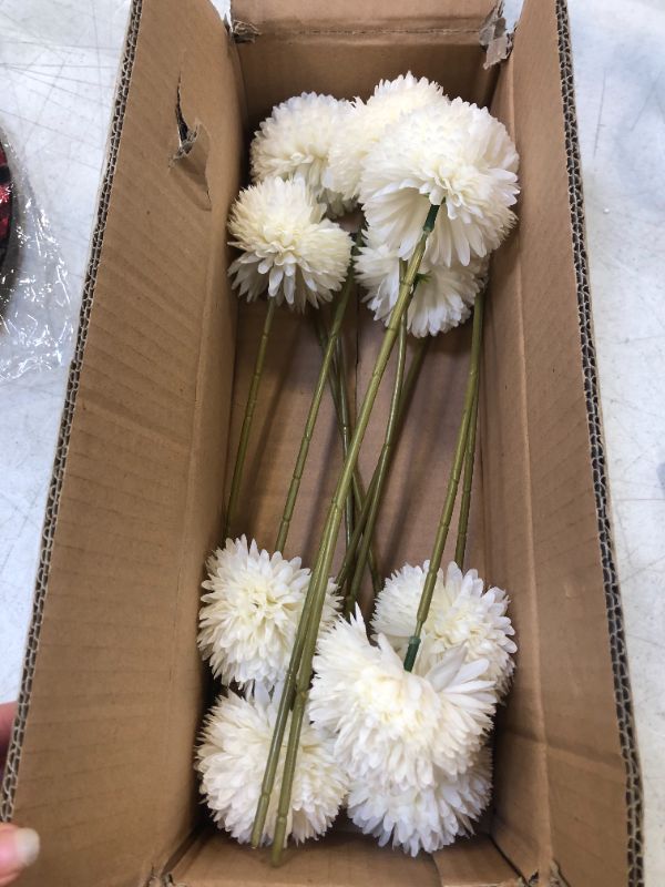 Photo 2 of Artificial Flower 10 pieces Dandelion Ball