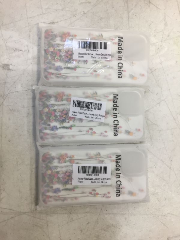 Photo 2 of 3 PACKS Flower Floral Case for iPhone 13 Mini 