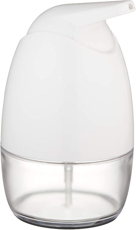 Photo 1 of Amazon Basics Pivoting Soap Pump Dispenser - White
