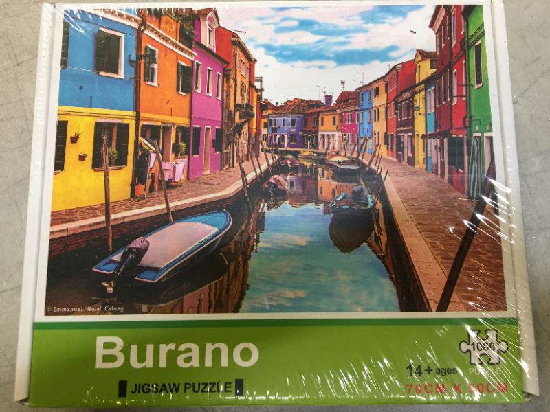 Photo 1 of Beautiful Burano Italy 1000 Piece Jigsaw Puzzle