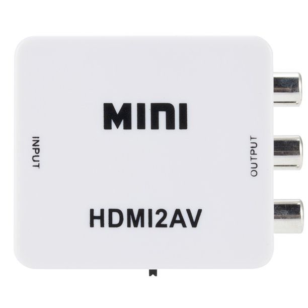 Photo 1 of HDMI To AV RCA CVBS 1080P Composite Audio Video Adapter Converter Box Upscaler
