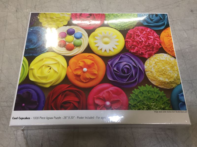 Photo 2 of Cool Cupcakes 1000 Piece Jigsaw Puzzle by Colorcraft
