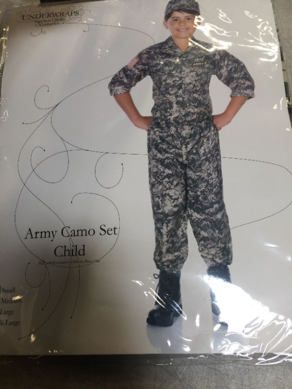 Photo 1 of ARMY UNIFORM COSTUME FOR KIDES XL
