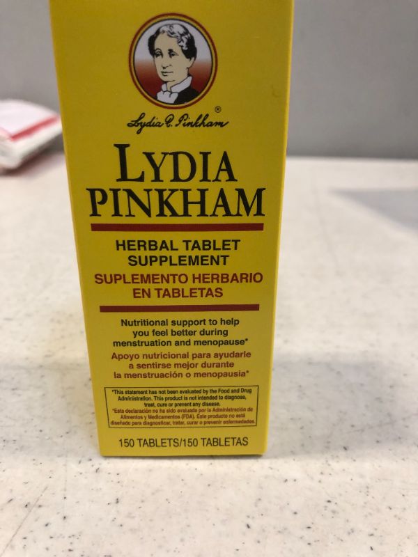 Photo 2 of Lydia Pinkham Herbal Supplement Tablets for Menstruation and Menopause Support, 150 Count ----EXP 03/2024