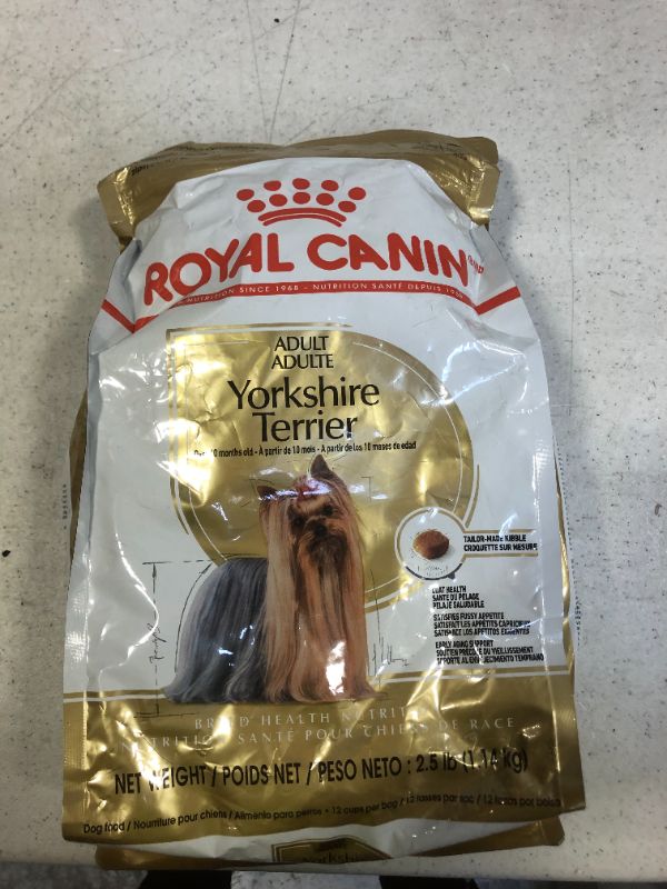 Photo 2 of  Royal Canin Yorkshire Terrior Adult Dry Dog Food, 2.5 lb --- EXP: 02/22/2023

