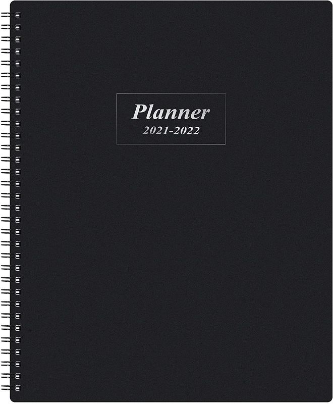 Photo 1 of 2021-2022 Planner - July 2021-June 2022 Weekly & Monthly Planner with Tabs, Elastic Closure and Thick Paper, Back Pocket with 21 Notes Pages, 9" x 11" ( PACK OF 2 ) 
