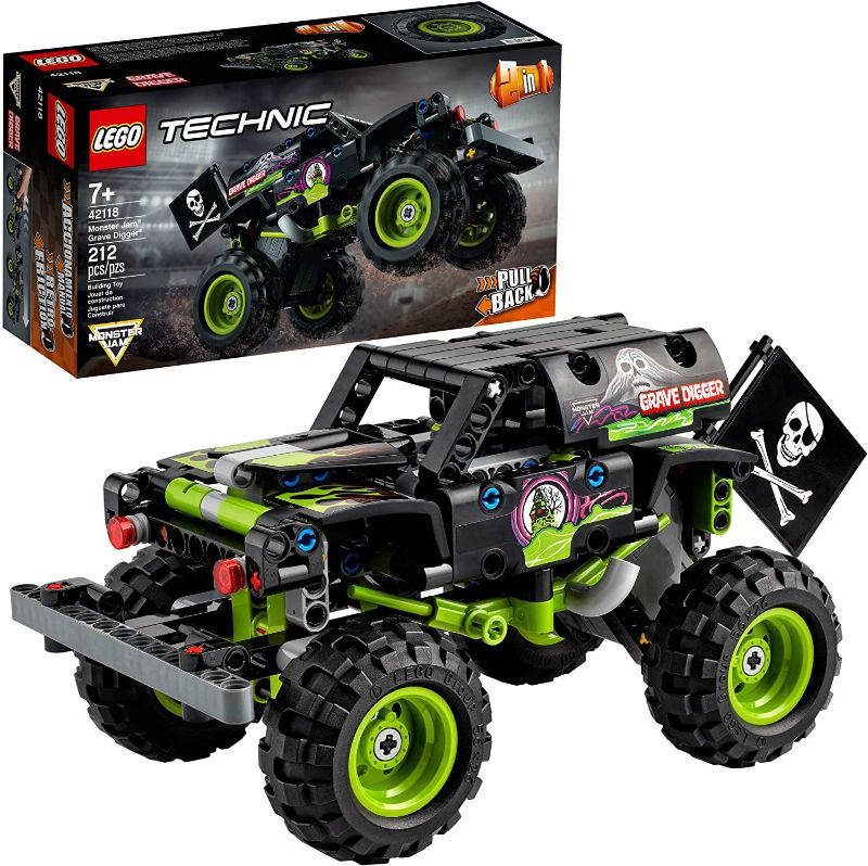 Photo 1 of LEGO Technic Monster Jam Grave Digger 42118 Model Building Kit for Boys and Girls Who Love Monster Truck Toys, New 2021 (212 Pieces)
