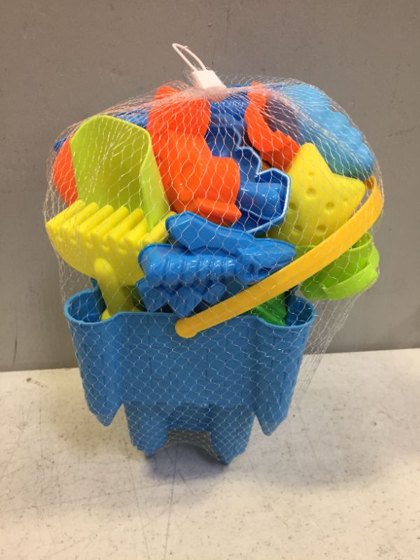 Photo 1 of Nifhoo 26 Pcs Beach Toys, Quality Sand Toy Set, Sand Molds Sandbox Toys Kit for Kids, Castle Bucket, Dinosaur, Shovels & Rakes, Animal Molds, for 3 4 5 Year Old Girls Boys Outdoor Indoor Play Gift.