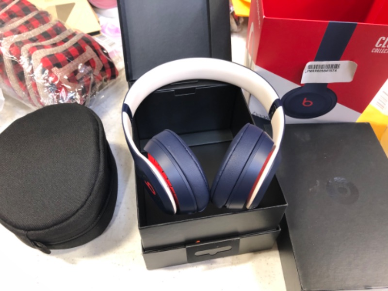 Photo 1 of Beats Solo3 Wireless On-Ear Headphones - Apple W1 Headphone Chip, Class 1 Bluetooth, 40 Hours of Listening Time, Built-in Microphone - Club Collection (Navy)