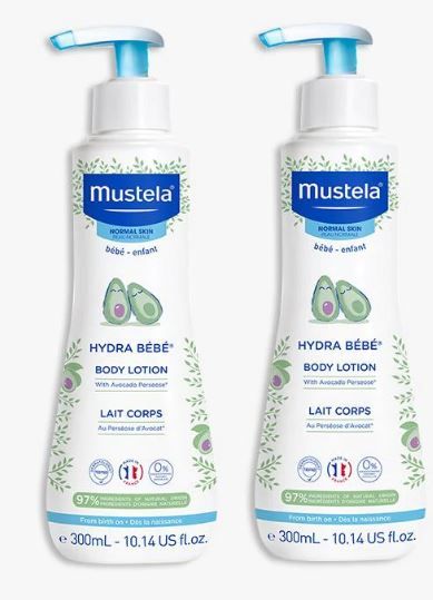 Photo 1 of Mustela Hydra-bebe Body Lotion With Organic Avocado For Baby pack of 2  exp date 10-2023