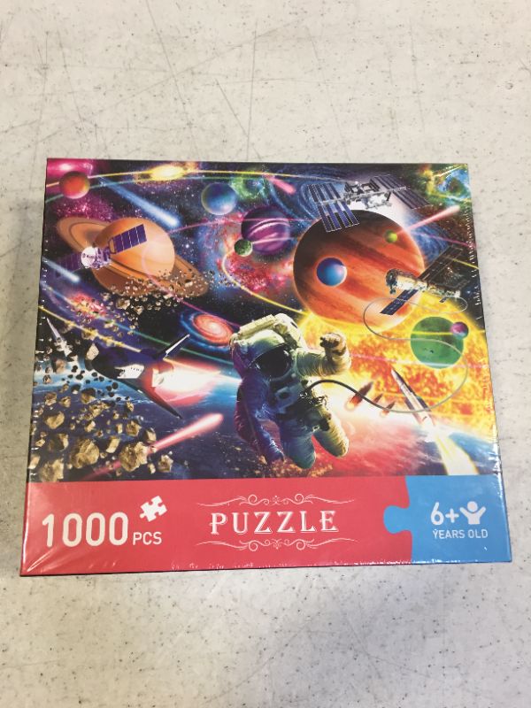 Photo 1 of Garlictoys Adult Jigsaw Puzzle 1000 Pieces Jigsaw Puzzle Hard Large Starry Sky Decompression Bright Adult Toys Challenge Magical Young Friends Family Fun Games Toy Gifts
