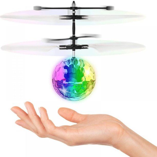 Photo 1 of Electric RC Flying Ball Infrared Induction Aircraft Helicopter Crystal Flashing LED Light Toys USB Rechargeable for Kids Teenagers Birthday Christmas Gifts
