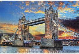 Photo 1 of GARLICTOYS JIGSAW PUZZLES 1000 PIECES FOR ADULTS TOWER BRIDGE
