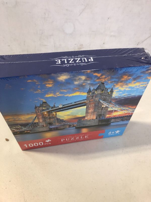 Photo 2 of GARLICTOYS JIGSAW PUZZLES 1000 PIECES FOR ADULTS TOWER BRIDGE
