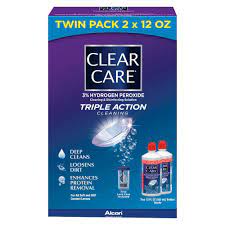 Photo 1 of 
Alcon Clear Care with Lens Case, Twin pack, 12 oz ea