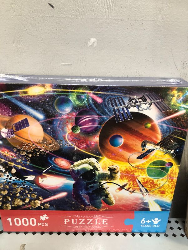Photo 1 of GARLICTOYS ADULT JIGSAW PUZZLE 1000 PIECE SPACE