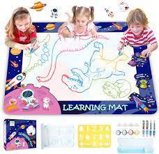 Photo 1 of Buy HISTOYE Water Doodle Mat Large Size Water Drawing Mat for Kid Aqua  Magic Doodle Mat for Toddlers Coloring Painting Mat Learning Toy