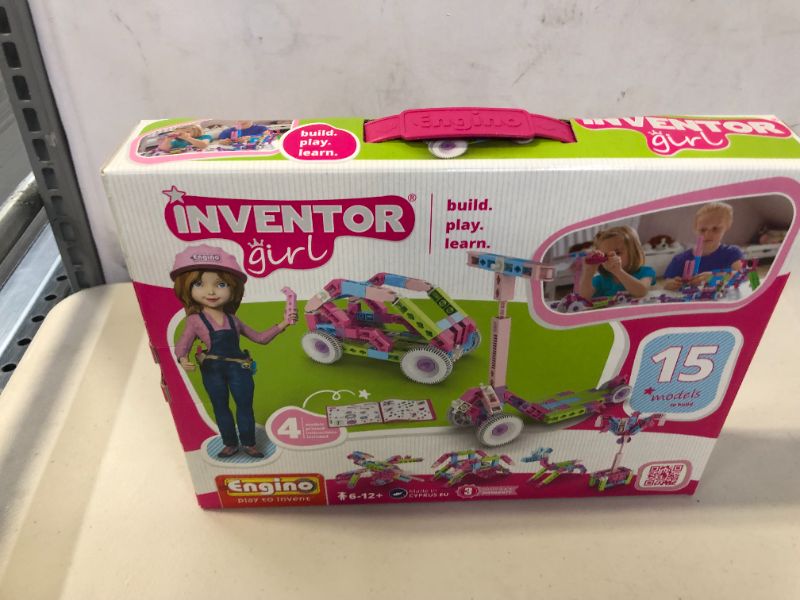 Photo 2 of Engino - Inventor Girl 15 Models - Light Green/Sky Blue/Lilac/Fuchsia
