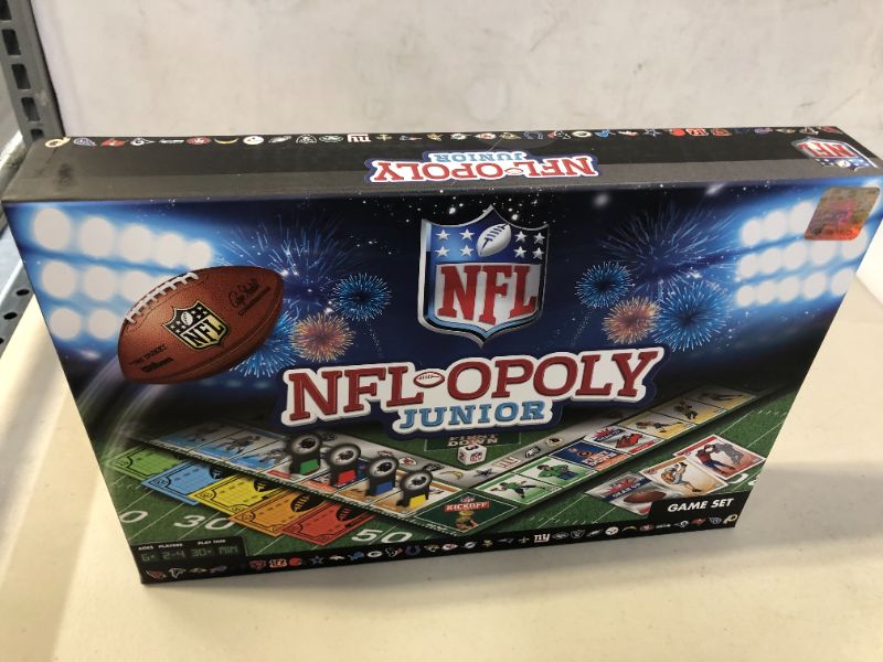 Photo 2 of NFL OPOLY JUNIOR BOARD GAME
