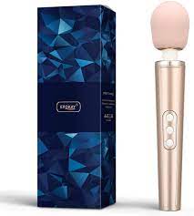 Photo 1 of EROKAY Personal Wand Massager - Handheld Cordless Waterproof USB Rechargeable Massage 6 Vibration Patterns 10 Speeds for Stress Relief Skin Soft Silicone
